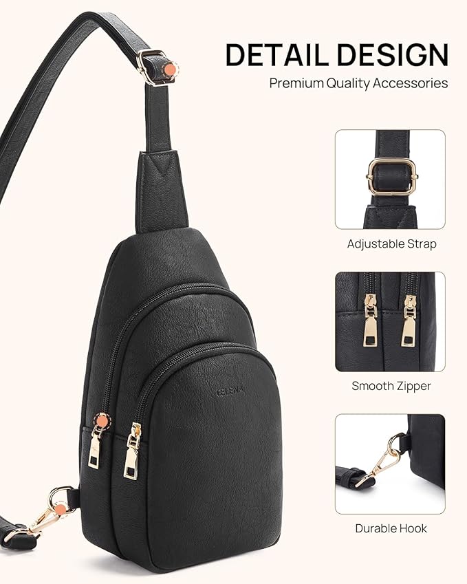 Telena Crossbody Bags for Women Leather Cross Body Sling Bag for Woman Travel