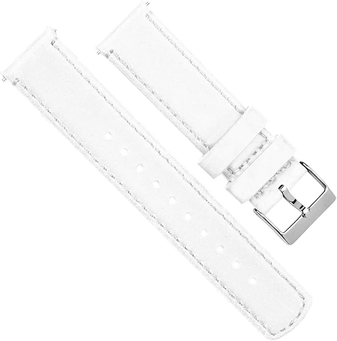 BARTON WATCH BANDS - Top Grain Leather Watch Bands Compatible with Apple Watch Models - 1, 2, 3, 4, 5, 6, 7, 8, 9, 10, SE, Ultra & Ultra 2
