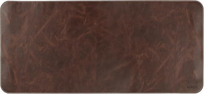 Londo Top Grain Leather Extended Mouse Pad – Large Desk Mat for Office & Gaming, Smooth Writing Surface, Non-Slip Base, Durable & Stylish Workspace Accessory