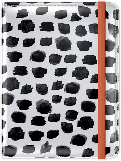 Passport Holder for Travel Essentials, Passport Wallet Cover Case for Travel Must Haves Accessories, Passport Book Holders for Women and Men, White Leopard