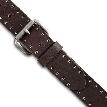 Lucky Brand Men's Jeans Leather Belt| Classic| Casual| Dress| Everyday| American Heritage| Genuine Leather| Metal Buckle
