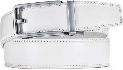 CHAOREN Click Belts for Men - Mens Ratchet Belt 1 3/8" for Dress Pants - Perfect Companion to Men's Oxfords