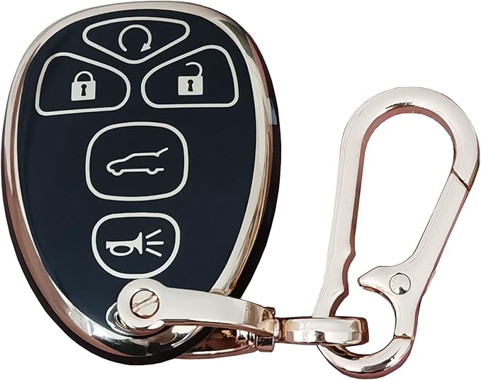 for Chevrolet Key Fob Cover Fit for Chevy Suburban Tahoe Traverse Buick Enclave Cadillac Escalade GMC Yukon