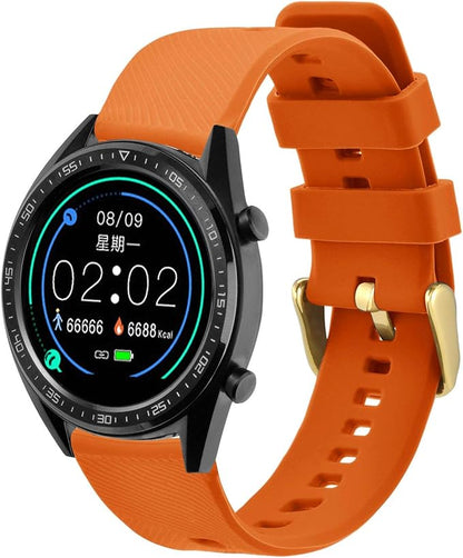 BISONSTRAP Watch Strap 18mm 19mm 20mm 21mm 22mm, Quick Release Silicone Watch Bands for Men Women