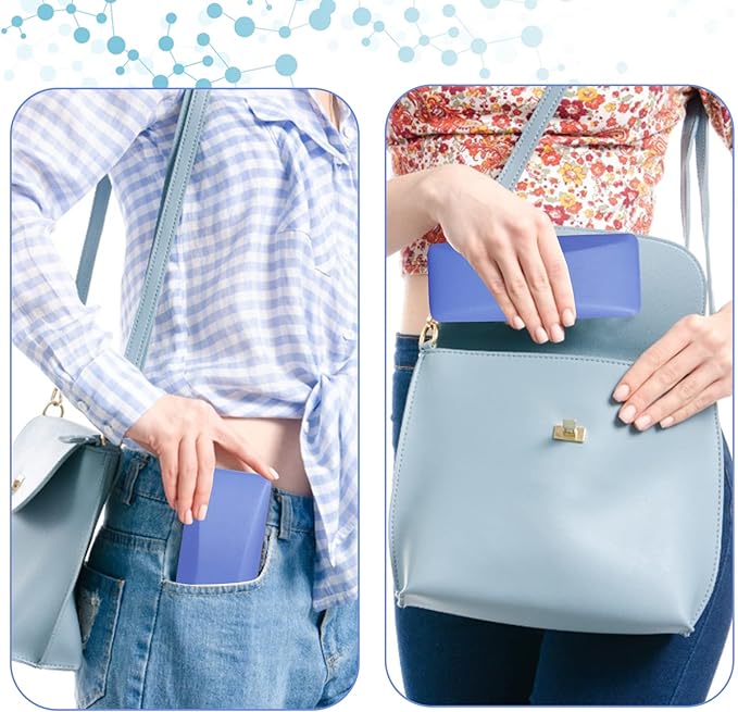 SMARTTOP Hard Shell Eyeglass Case- Glass Case With Cleaning Cloth, Glasses Case hard shell for men women