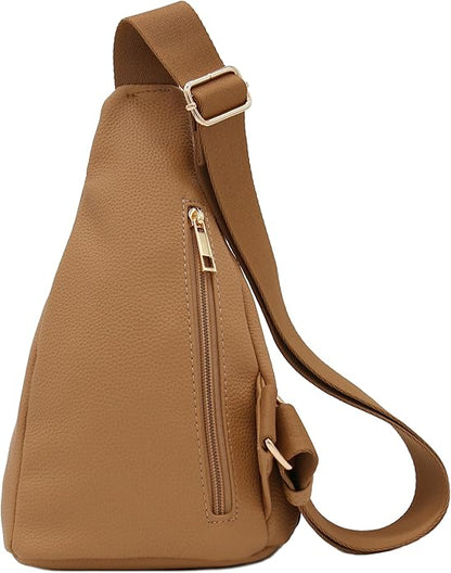 FashionPuzzle Compact Triangle Sling Bag | Compact