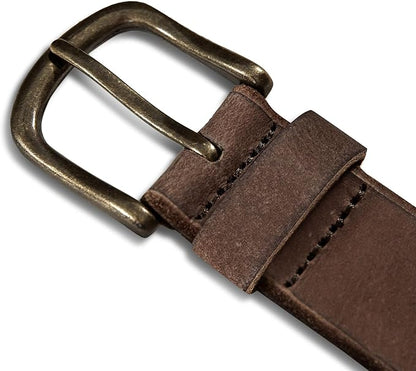 Lucky Brand Men's Jeans Leather Belt| Classic| Casual| Dress| Everyday| American Heritage| Genuine Leather| Metal Buckle