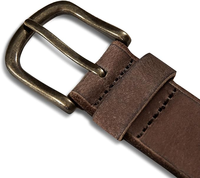 Lucky Brand Men's Jeans Leather Belt| Classic| Casual| Dress| Everyday| American Heritage| Genuine Leather| Metal Buckle