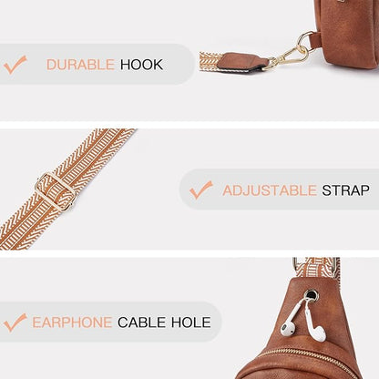 Telena Crossbody Bags for Women Leather Cross Body Sling Bag for Woman Travel