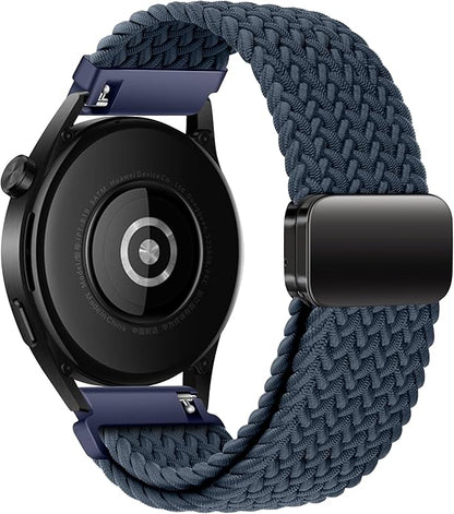 Mazoft Braided Sport Band Compatible with Samsung Galaxy Watch Band 7/FE/6/5/4/3 & Watch 5 Pro & 6/4 Classic &Gear S3/S2, 20mm & 22mm watch band for Samsung Watch 47mm 46mm 45mm 44mm 40mm 43/42/41mm