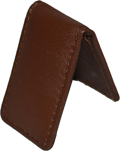 LB LEATHERBOSS Men's New Leather Strong Magnetic Money Clip