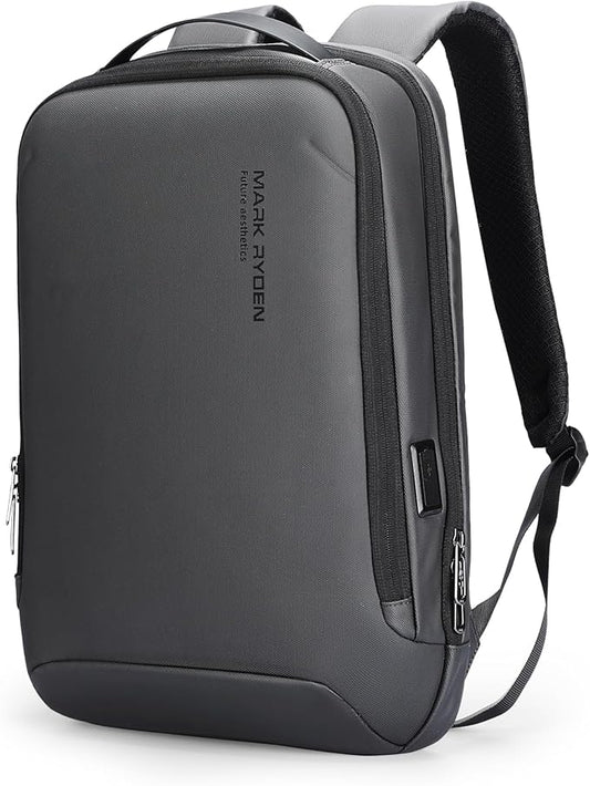 MARK RYDEN Slim Laptop Backpack for Men, High Tech Backpack with Scratch Resistant Shell and USB Charging Port, Waterproof Business Backpack Ideal for Working, Commuting, Daily (20L for 15.6" Laptop)