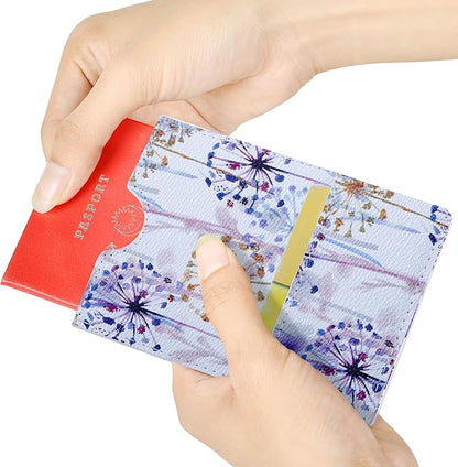 XEYOU Passport Holder Cover - Ultra Slim Premium Vegan Leather Travel Wallet Case Cover