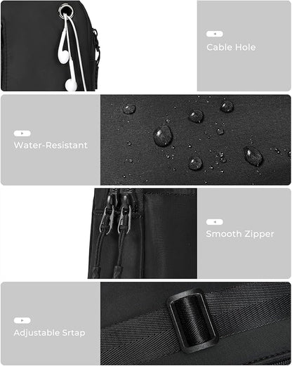 CHOLISS Small Sling Bag for Women and Men, Crossbody Bags Trendy Fanny Packs Chest Bag with Extended Strap