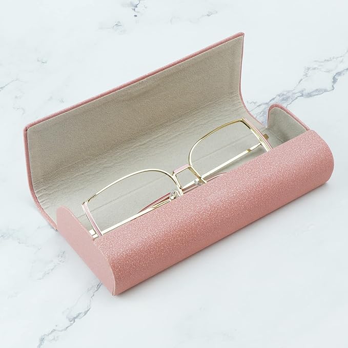 VisionGlobal Hard Shell Eyeglass Case for Eyeglasses and Sunglasses for Men/Women and Kids