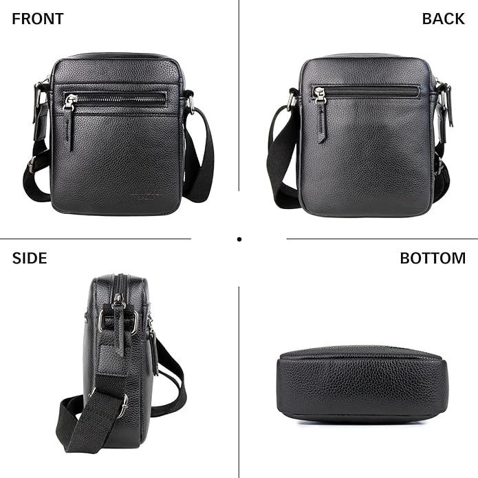 Small/Medium Crossbody bag for men shoulder bag mens purse satchel leather messenger bag gift man