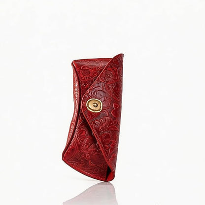 Real Leather Eyeglasses Case for Men and Women - Reading Glasses Pouch