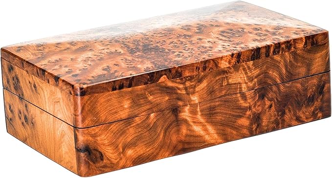 Hand Carved Wooden Multipurpose Keepsake Jewelry Decorative Art Box Storage Organizer (Large wood Box,Antique) (LARGE)