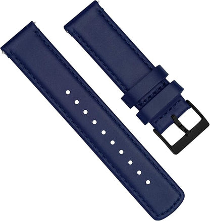 BARTON WATCH BANDS - Top Grain Leather Watch Bands Compatible with Apple Watch Models - 1, 2, 3, 4, 5, 6, 7, 8, 9, 10, SE, Ultra & Ultra 2