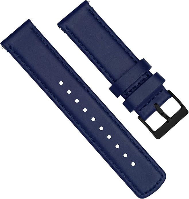 BARTON WATCH BANDS - Top Grain Leather Watch Bands Compatible with Apple Watch Models - 1, 2, 3, 4, 5, 6, 7, 8, 9, 10, SE, Ultra & Ultra 2