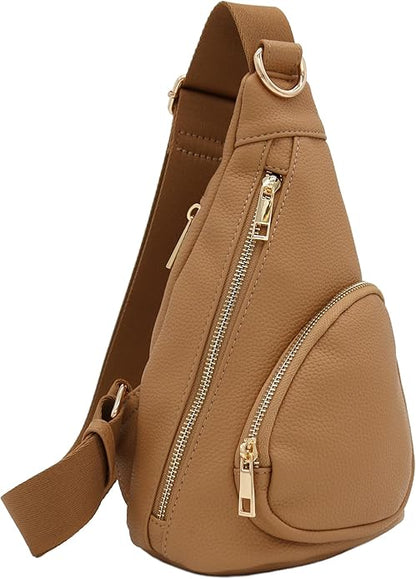 FashionPuzzle Compact Triangle Sling Bag | Compact