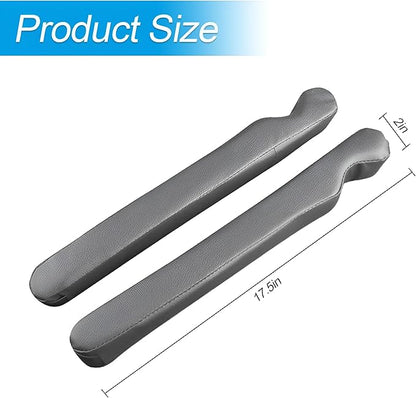 Mandark Car Seat Gap Filler, 2PCS Leather Vehicle Gap Stopper to Fill Between Seat and Console, Automotive Crevice Plug Blocker Accessories from Dropping, Universal for SUV, Sedan, Truck (Dark Blue)