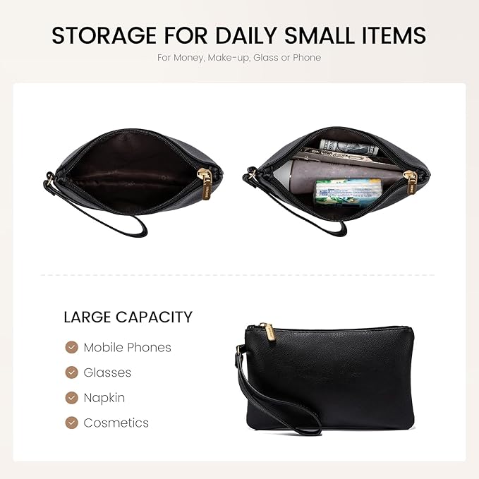 LOVEVOOK Laptop Tote Bag for Women, 17.3 Inch Work Bags, Vintage Leather Tote Bag, Waterproof Computer Bags with Clutch Purse, Large Capacity Messenger Bag for Teacher College Business Office