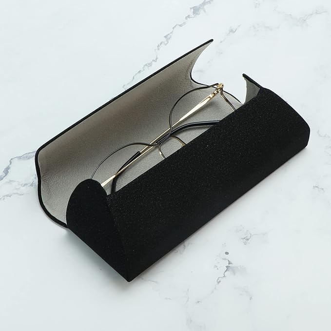 VisionGlobal Hard Shell Eyeglass Case for Eyeglasses and Sunglasses for Men/Women and Kids