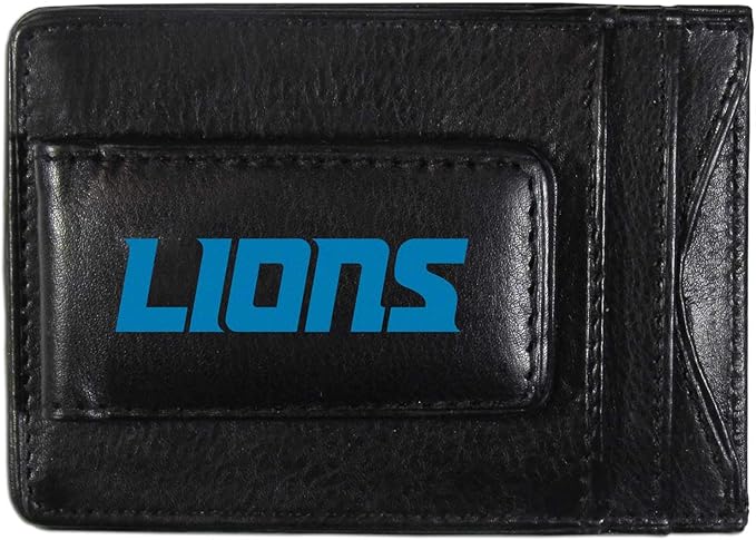 Siskiyou Sports NFL unisex Leather Cash & Cardholder & Money Clip