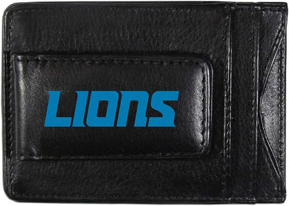 Siskiyou Sports NFL unisex Leather Cash & Cardholder & Money Clip