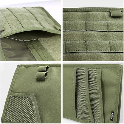 WYNEX Tactical Car Visor Organizer with Double-Sided MOLLE Panel, Universal Vehicle Sun Visor Storage for Essentials & Gear, Compatible with Cars, Pickup Trucks, Vans, SUVs