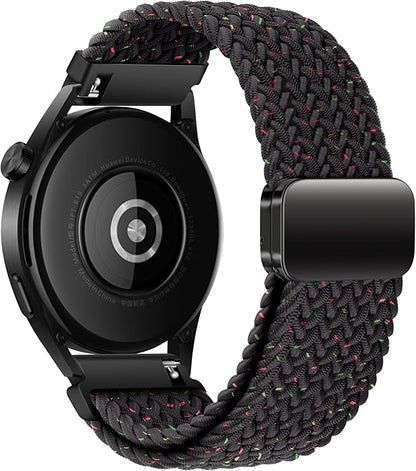 Mazoft Braided Sport Band Compatible with Samsung Galaxy Watch Band 7/FE/6/5/4/3 & Watch 5 Pro & 6/4 Classic &Gear S3/S2, 20mm & 22mm watch band for Samsung Watch 47mm 46mm 45mm 44mm 40mm 43/42/41mm