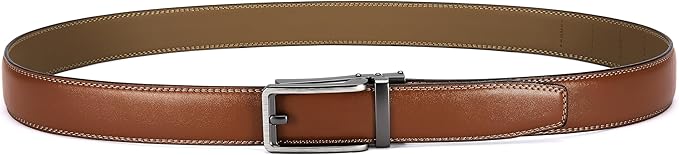 CHAOREN Click Belts for Men - Mens Ratchet Belt 1 3/8" for Dress Pants - Perfect Companion to Men's Oxfords