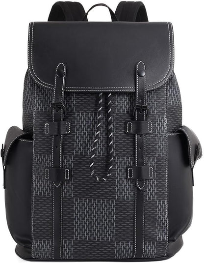 KingTo Laptop Backpack for Men Luxury Anti-Theft Travel Backpack Casual Business Waterproofing Computer Bag (B-Gray)