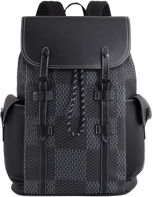 KingTo Laptop Backpack for Men Luxury Anti-Theft Travel Backpack Casual Business Waterproofing Computer Bag (B-Gray)
