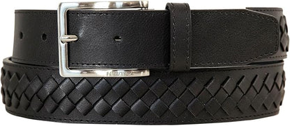 Nautica Men's Dress Leather Belt for Suits and Pants | Classic | Business | Fashion | Adjustable | Metal Buckle