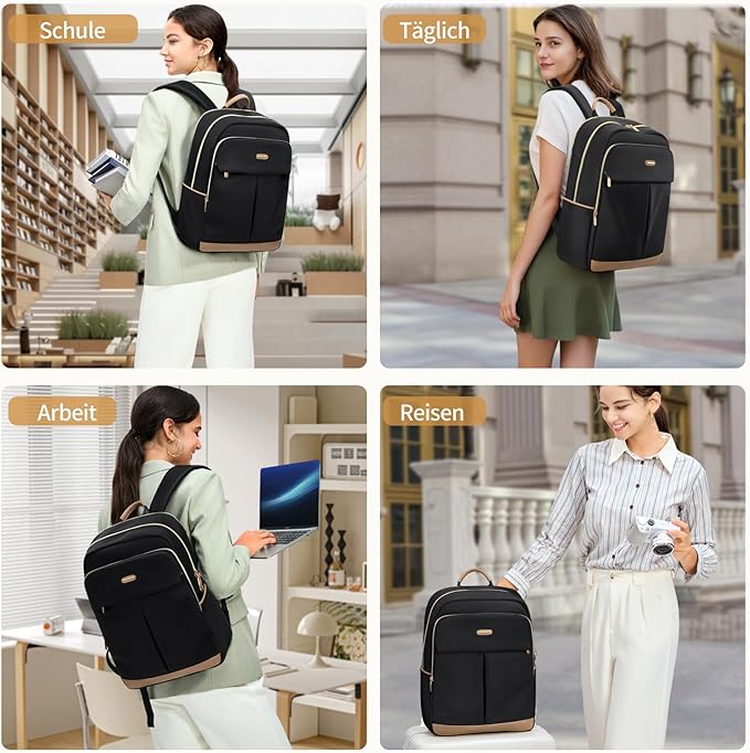 VNINE Laptop Backpack for Women 16 Inch Work Bag with Laptop Compartment Large Travel College Backpack | Travel, College Backpack