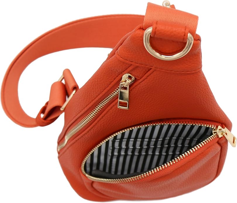 FashionPuzzle Compact Triangle Sling Bag | Compact