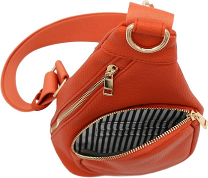 FashionPuzzle Compact Triangle Sling Bag | Compact
