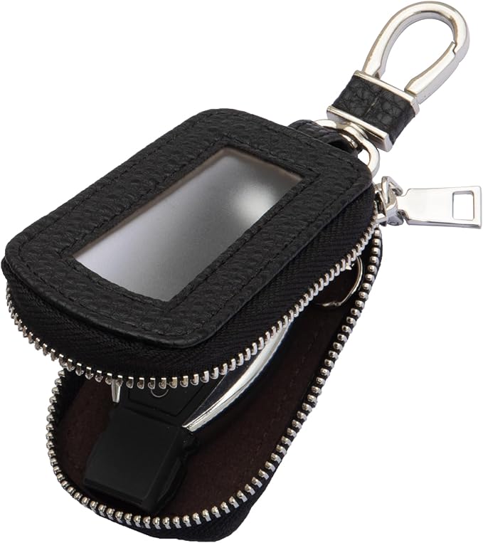 Yuoyar Premium Leather Key Fob Case - Universal Car Key Holder