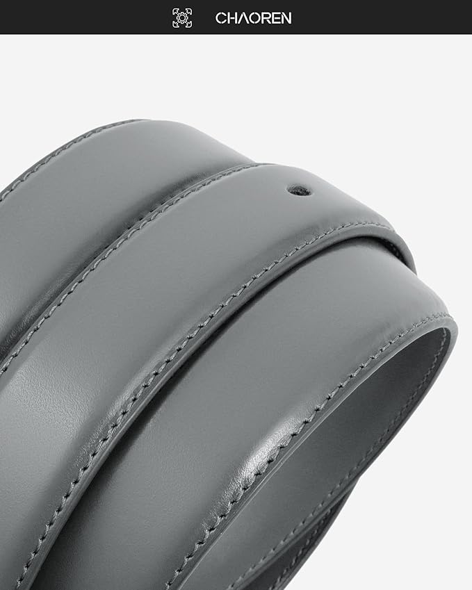 CHAOREN Mens Belts Leather Gift for Men - Ideal Match for Mens Dress Shoes