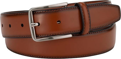 KM Legend Mens Leather Dress Belt for Work Business and Casual