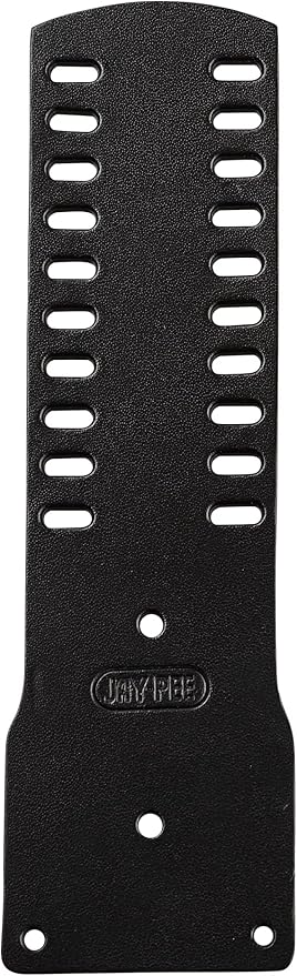 Jay-Pee Police Citation Badge Holder Name Tag Holder Ten Bars Black Leather