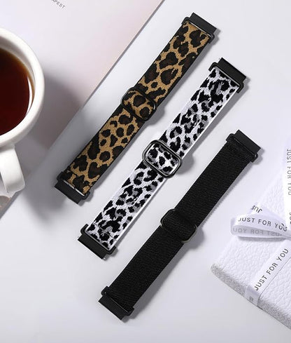 Lerobo Elastic Bands Compatible with Samsung Galaxy Watch 8 7 6 5 4 40mm 44mm/Galaxy Watch 8 Classic 6 4 Classic 43mm 47mm 42mm 46mm/5 Pro Band 45mm/Active 2,3 Pack 20mm Adjustable Nylon Sport Band