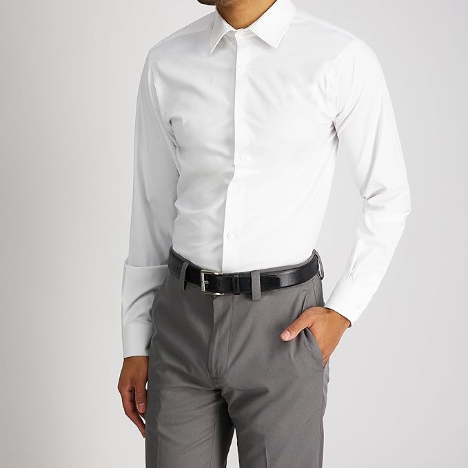 Calvin Klein Men's Dress & Casual Belt – Sleek Ck Design for for Work, Jeans & Everyday Fashion