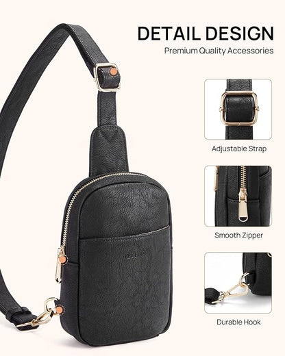 Telena Crossbody Bags for Women Leather Cross Body Sling Bag for Woman Travel