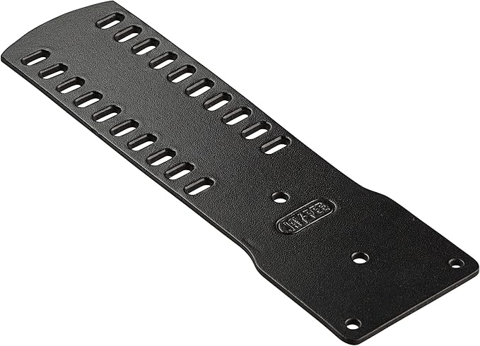 Jay-Pee Police Citation Badge Holder Name Tag Holder Ten Bars Black Leather