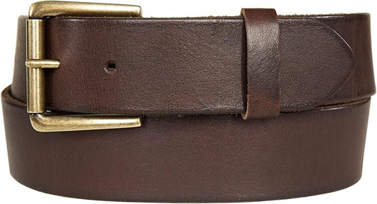 Lucky Brand Men's Jeans Leather Belt| Classic| Casual| Dress| Everyday| American Heritage| Genuine Leather| Metal Buckle