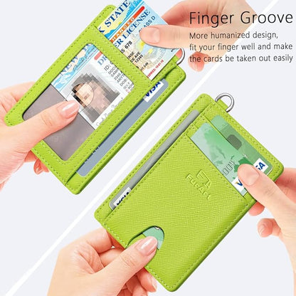 FurArt Slim Minimalist Wallet, Front Pocket Wallets, RFID Blocking, Credit Card Holder for Men