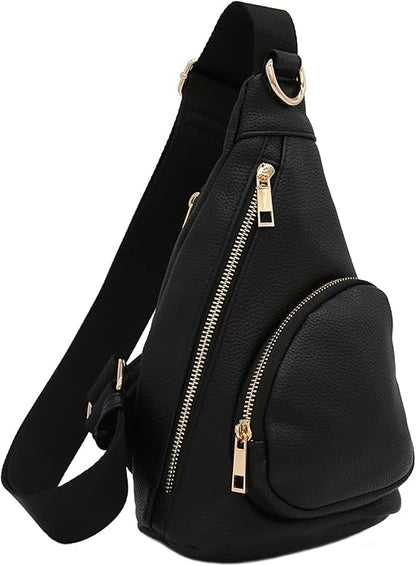 FashionPuzzle Compact Triangle Sling Bag | Compact
